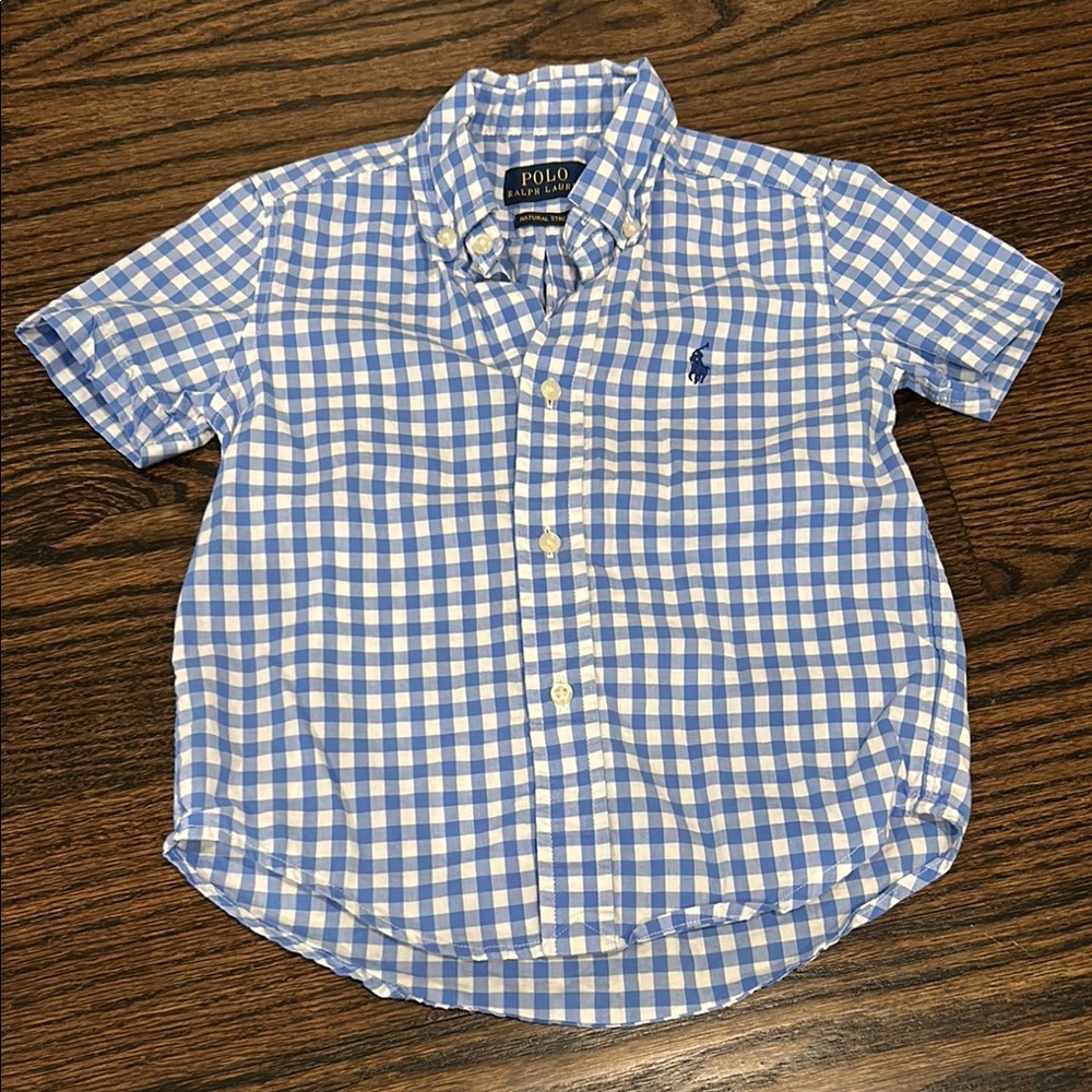 Polo Ralph Lauren Blue Checkered Shirt
